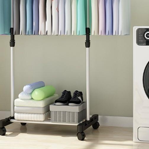 ✶ [BISA ] Stand Hanger Gawang Double/Stand Hanger Gawang Single Gantungan Pakaian Serbaguna [Stand H