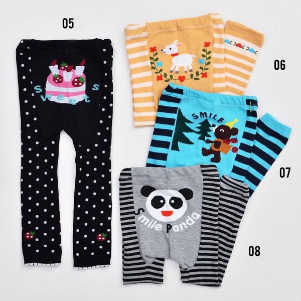 Legging Bayi Rajut Legging Busa Full Motif C1036