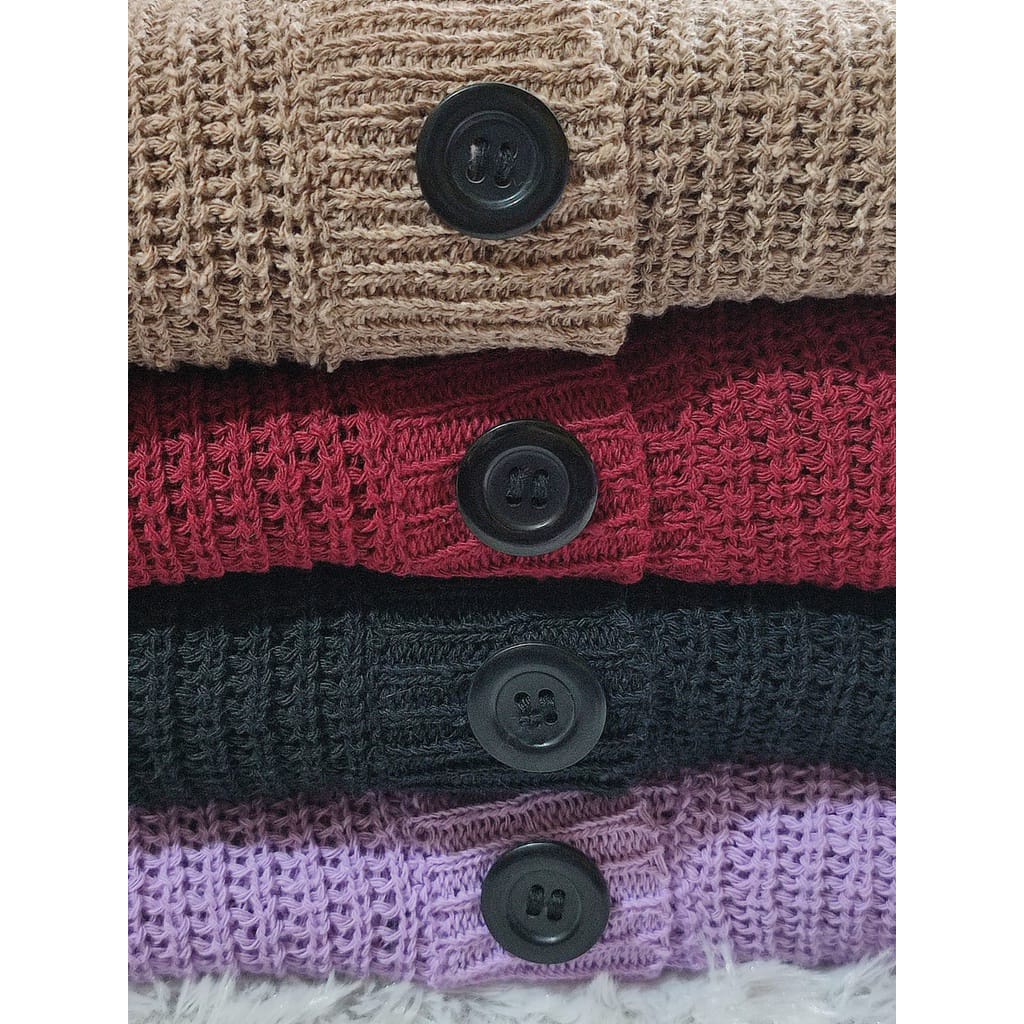 MARISSA AUTER/SWEATER BASIC RAJUT/SWEATER MURAH BERKUALITAS/Cardigan Rajut MARISA/Cardigan kacing 5/Cardigan rajut/sweeter rajut~stylish