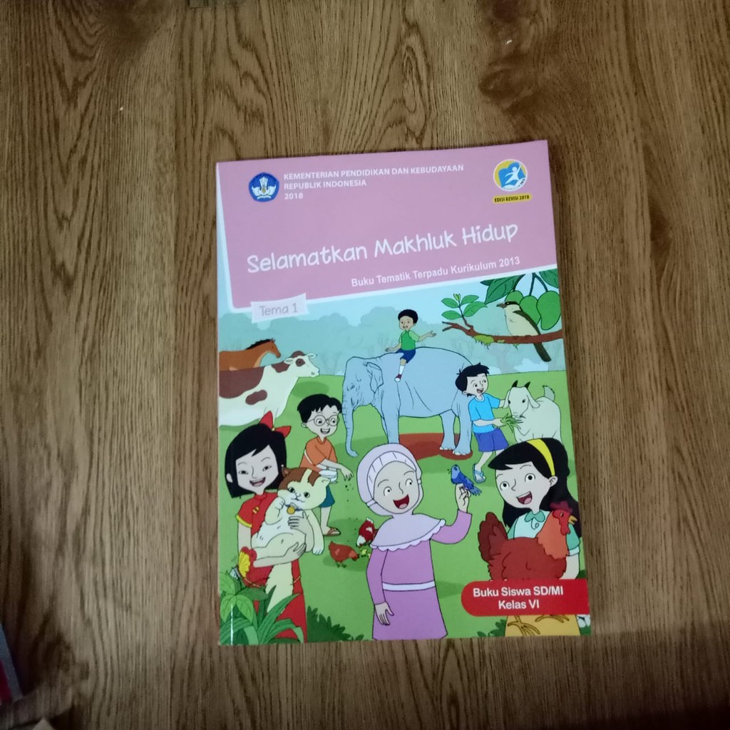 Buku Tematik Kelas 6 Tema 1 Selamatkan Makhluk Hidup Shopee Indonesia