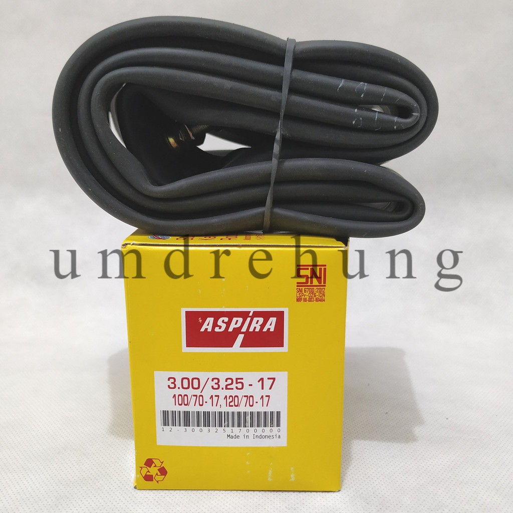 Ban Dalam Motor Aspira  3.00/3.25-17 ; 100/70-17 ; 100/80-17 ; 110/70-17 ; 120/70-17