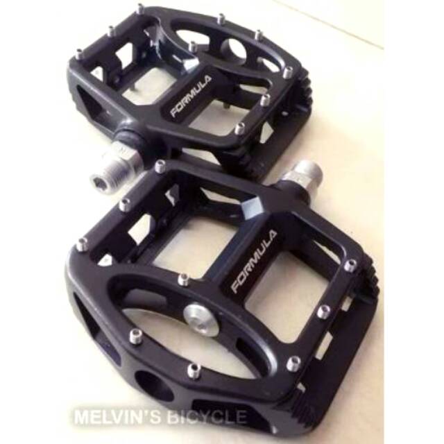 PEDAL SEPEDA PEDAL BEARING PEDAL PLATFORM SEALED BEARING MERK FORMULA WARNA HITAM NEW STYLE