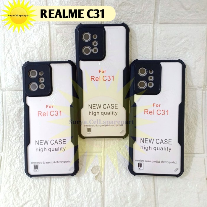 Clear Case Realme C31 - Softcase Shockproof Realme C31 - SC