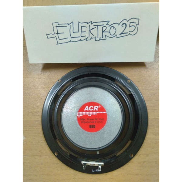 SPEAKER ACR 6 inch 660 ACR WOOFER