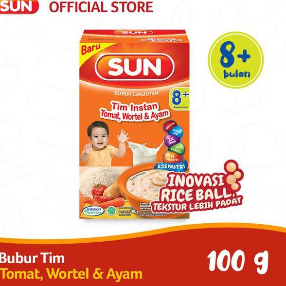

Best Price SUN Tim Instant Tomat Wortel Ayam Box 100 g x 1 Pcs + SUN FOC 8+ Ati Ayam Jagung Manis ,,