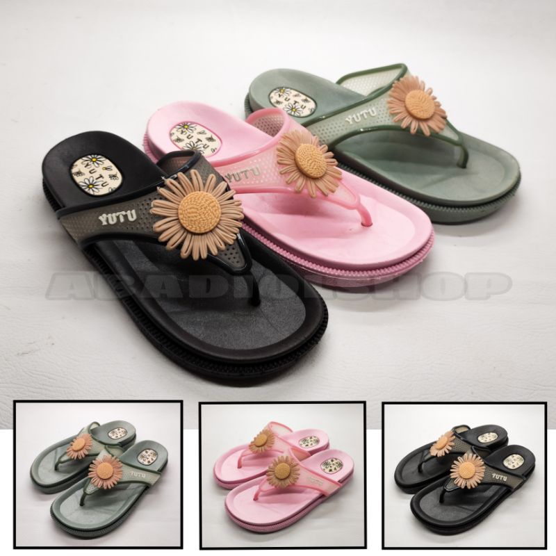 SANDAL JEPIT WANITA  JELLY IMPORT TERBARU / SANDAL BUNGA MATAHARI / SANDAL KARET IMPORT /SANDAL YUTU /SANDAL JEPIT WANITA / SANDAL KEKINIAN / SANDAL TRENDY / SANDAL SANTAI /SANDAL RUMAH /SANDAL JEPIT PANTAI / SANDAL JEPIT IRSOE BUNGA MATAHARI/SANDAL ANAK