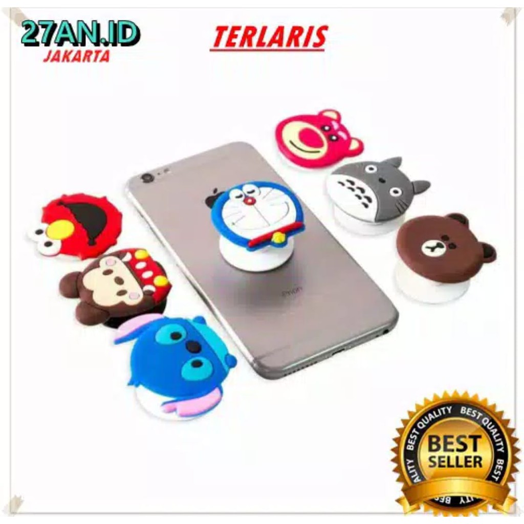 (27AN.ID) COD Popsocket Bulu 3D Warna-Warni