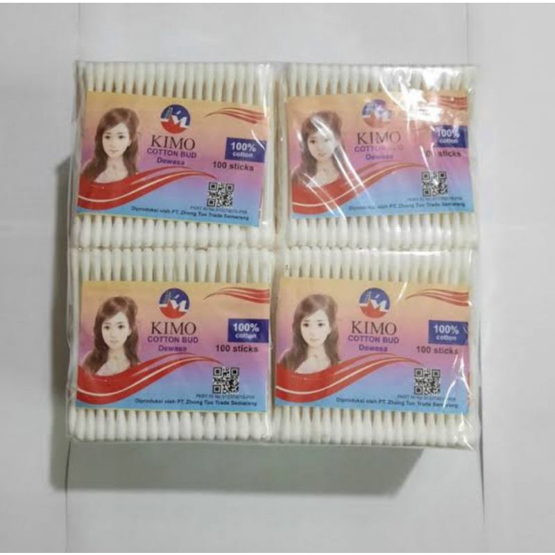 (12pack)Cotton Bud Anak Dewasa Lembut Murah Pembersih Telinga /Korek Kuping katenbad isi 12x40stick