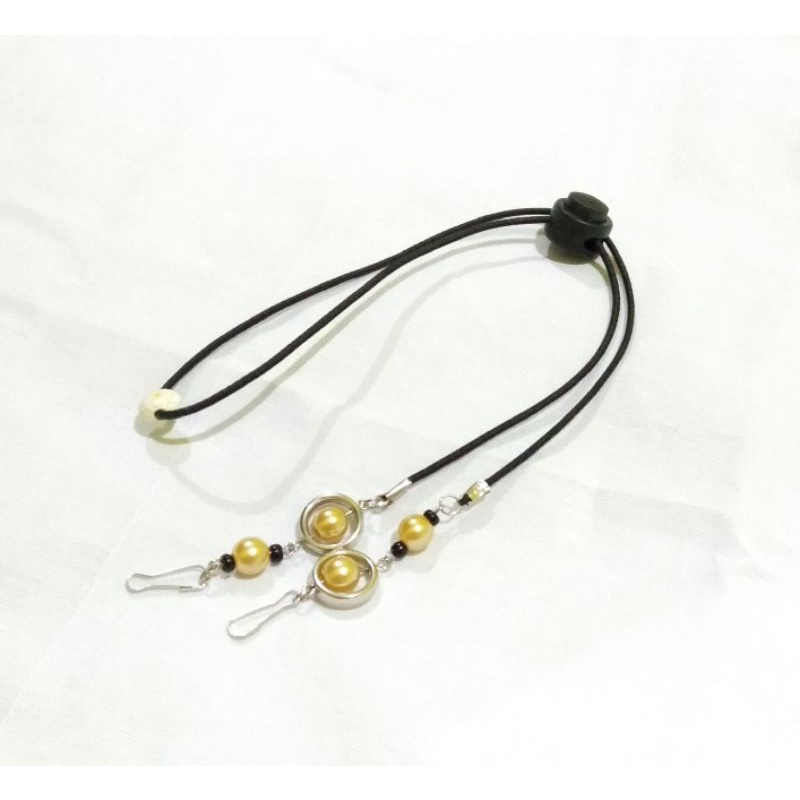 konektor hijab masker, kalung