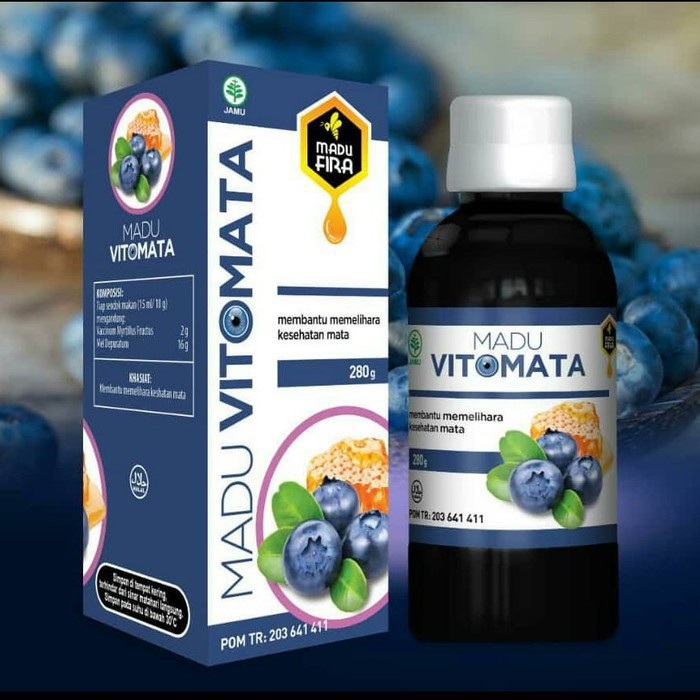 Madu Vitomata - ( BISA COD ) Madu Vitomata Madu Kesehatan Mata Minus Katarak Glaukoma / Glukoma