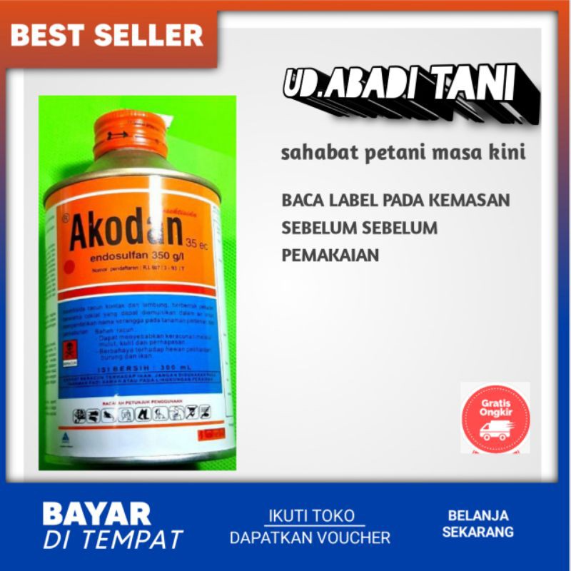 Obat Pertanian Pembunuh Serangga Insektisida AKODAN 35EC [500 ml ]