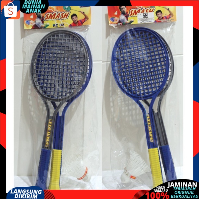 Mainan Anak Raket Badminton Mainan Olahraga SMASH RAKET BADMINTON MURAH SNI