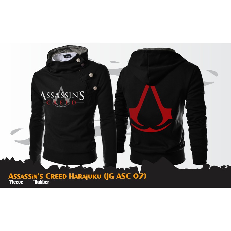 Jaket Anime Game Assassin Creed Syndicate Harajuku Style Jacket Hoodie (JG ASC 07)
