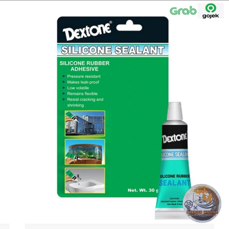 

DEXTONE SILICONE SEALANT 30gr Lem Kaca Bening Aquarium