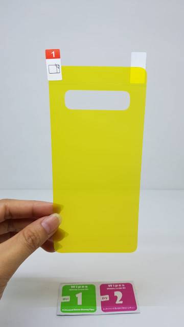 Anti Gores Plastik Samsung S10 6.1 inchi FULLSET Anti Shock Samsung G973 Anti Gores DEPAN BELAKANG