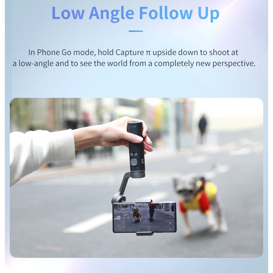 FUNSNAP Capture Pi - 3-Axis Foldable Smartphone Gimbal Stabilizer