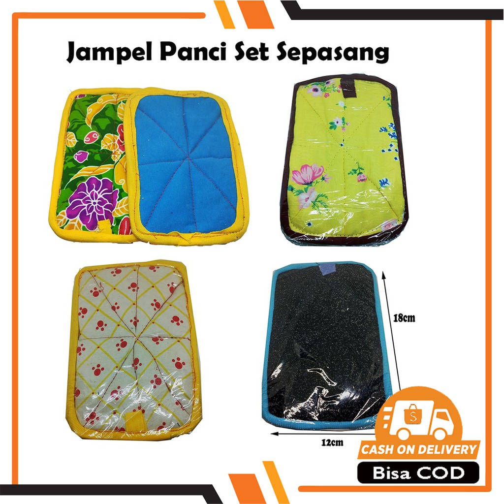 Jampel Panci Set Pelindung Tangan Tahan Panas (isi 2pcs)