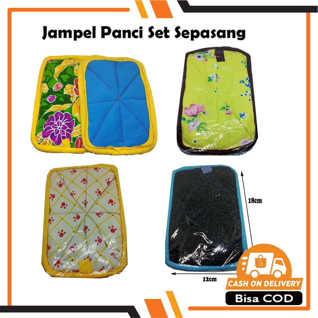 Jampel Panci Set Pelindung Tangan Tahan Panas (isi 2pcs)