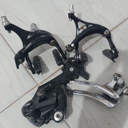 Mini Groupset FD Shimano 2 Speed RD Acera 9 Speed U Break Tektro