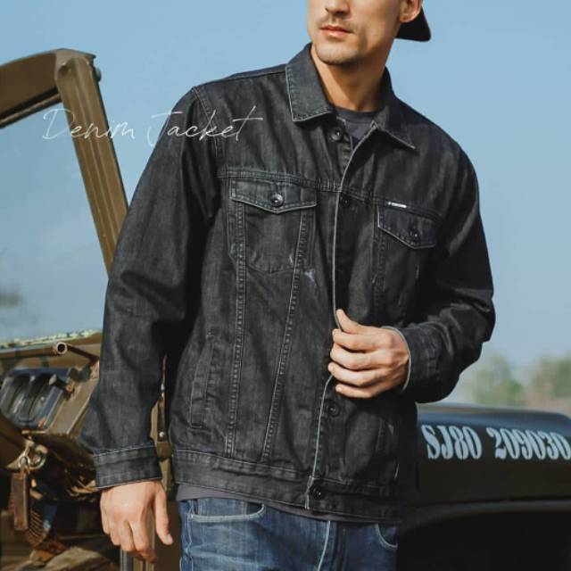 Jaket jeans 3second 100% ori dan real pict