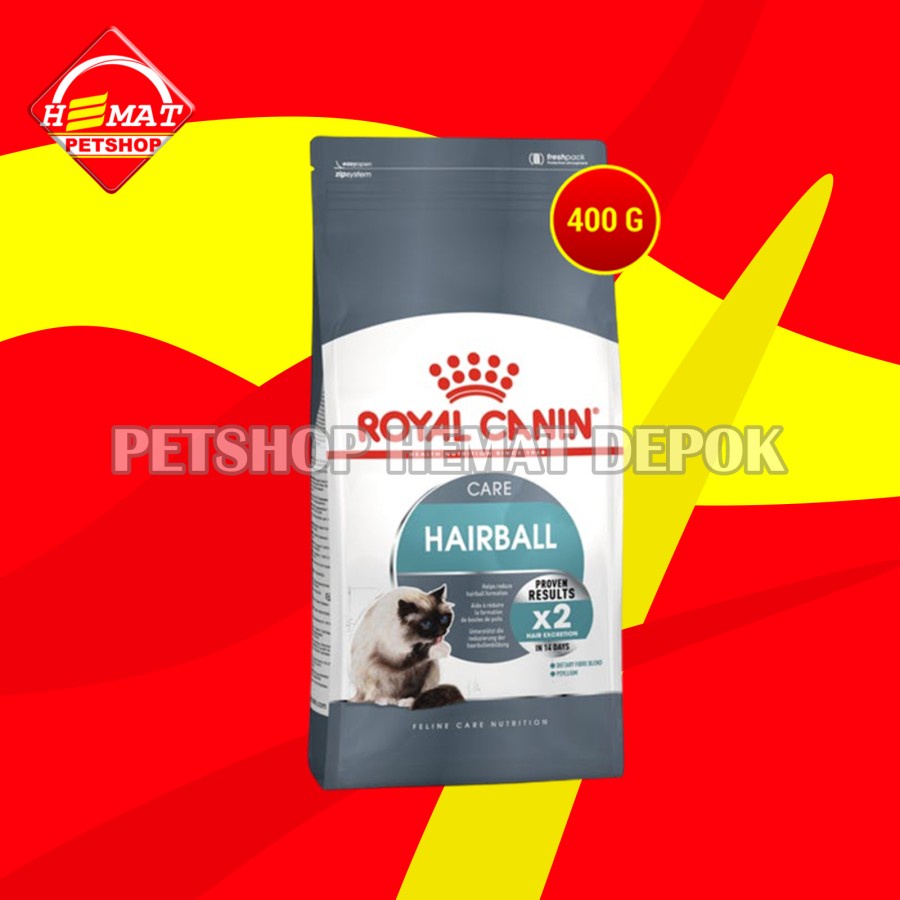 Royal Canin Hairball Care Cat Food Makanan Kucing cegah Hairball 400GR