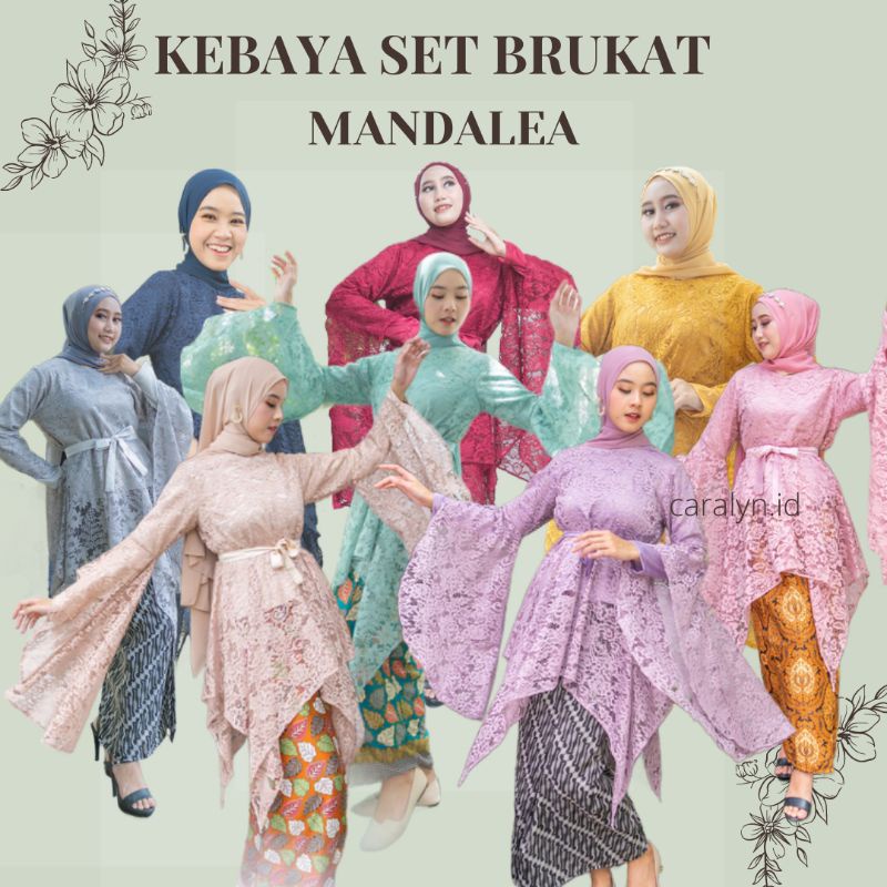 KEBAYA BRUKAT LAMARAN MANDALEA