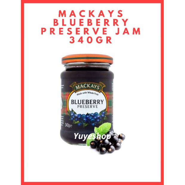 

Mackay's Scottish Blueberry Jam 340gr - Selai Blueberry