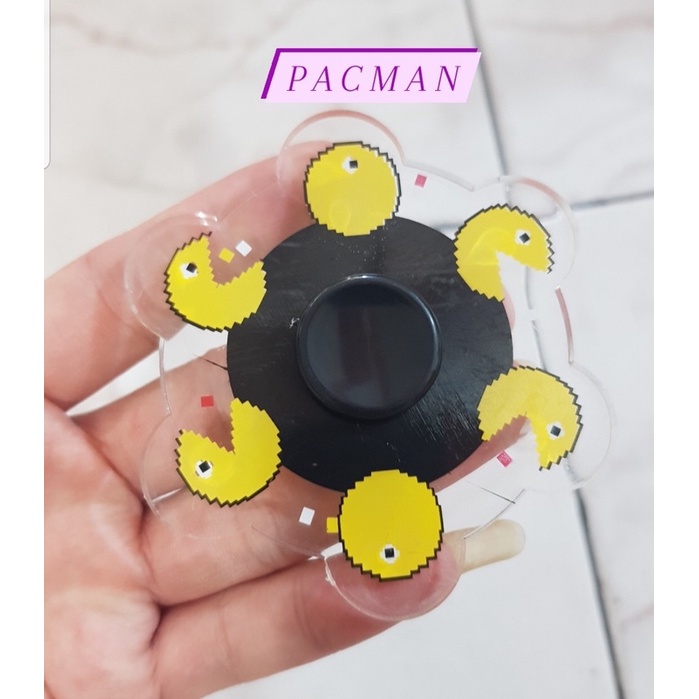 SPINER MOTIF / MAINAN ANAK HAND FIDGET SPINER 3D KARAKTER -BENUA DUNIA