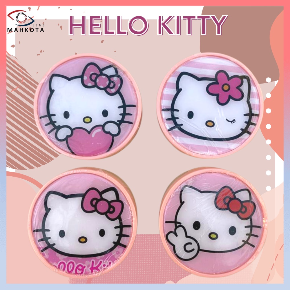 TEMPAT SOFTLENS HELLO KITTY BULAT / TRAVEL KIT / KAIDAH SOFTLENS