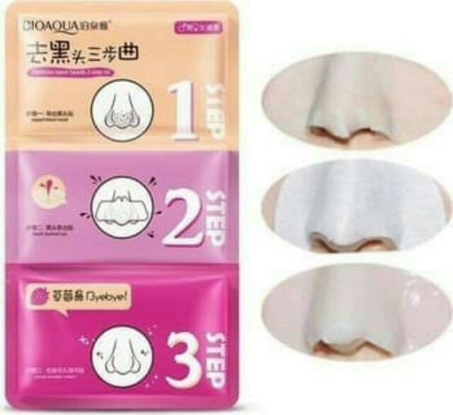 Masker 3 Step Komedo / Masker Komedo 3 in 1