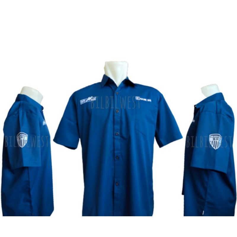 Kemeja Biru Net TV Pendek