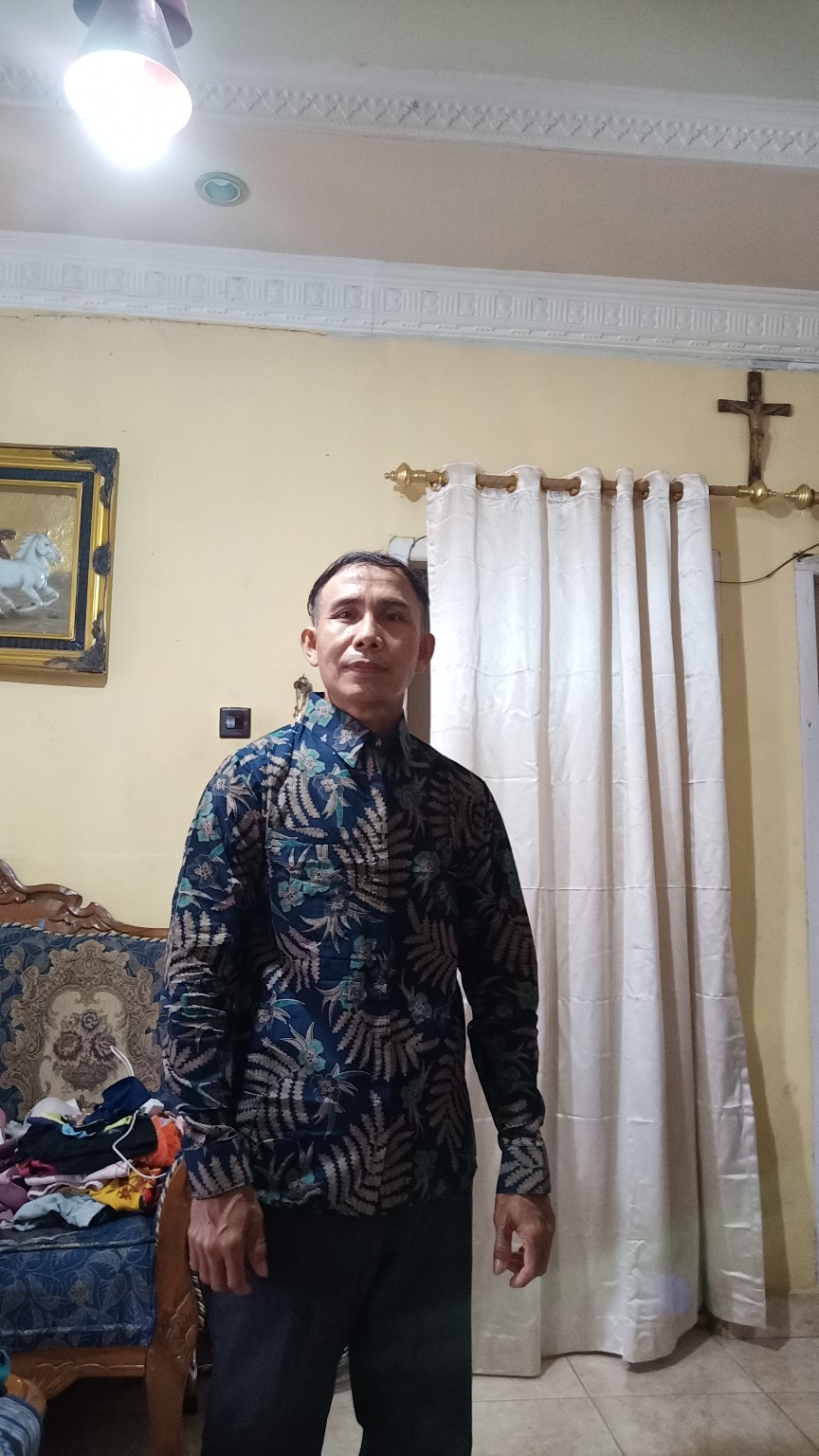 Kemeja Batik Pria Lengan Panjang Size M L Xl Bswart Batik Ns0502 Batik Pria Lengan Panjang