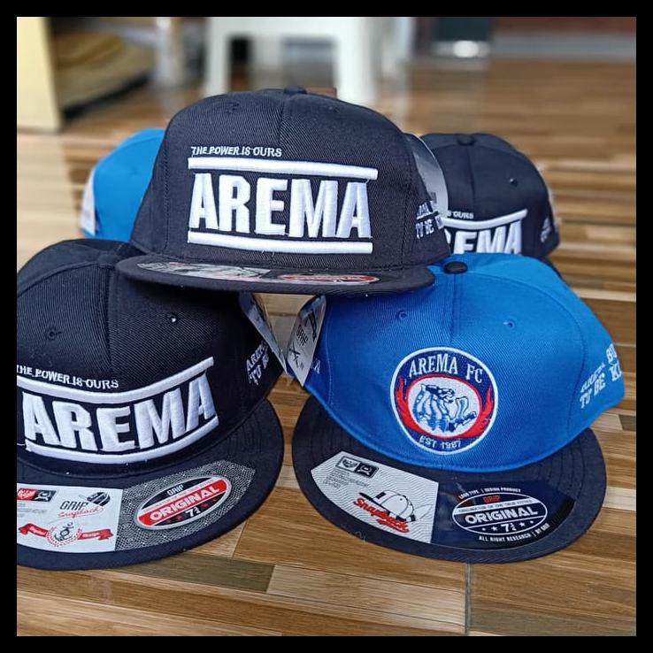 Topi Arema Aremania Full Bordir Bagus Murah Mboissam