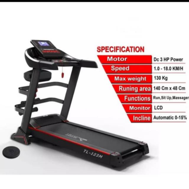 Treadmill Elektrik Komersial  TL 123M