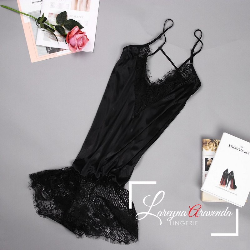 (BISA COD) Lingerie Seksi Model Romper Lace LG312