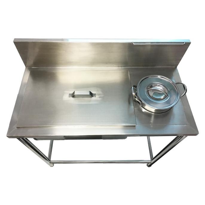 

Meja Dusting / Meja Tepung Fried Chicken SS304 Food Grade