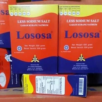 

Garam Lososa 500Gr Rendah Natrium Sodium Untuk Penderita Darah Tinggi Moomtaz