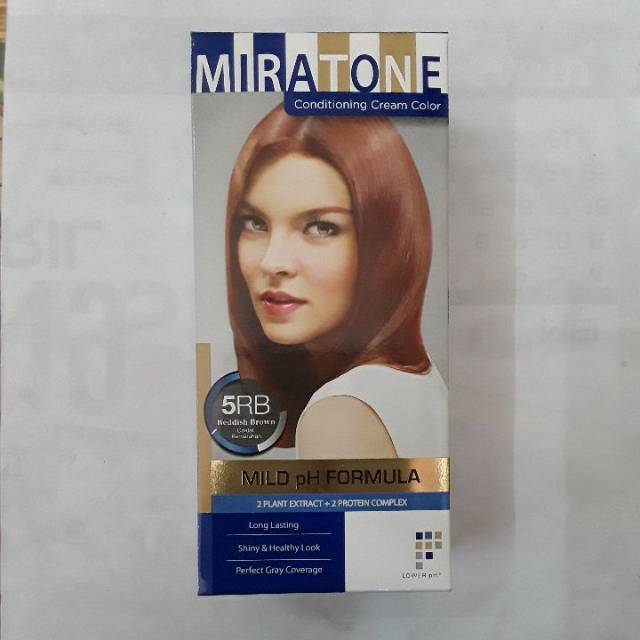 MIRATONE Conditioning Cream Color 5RB Reddish Brown ( coklat kemerahan ) 115ml