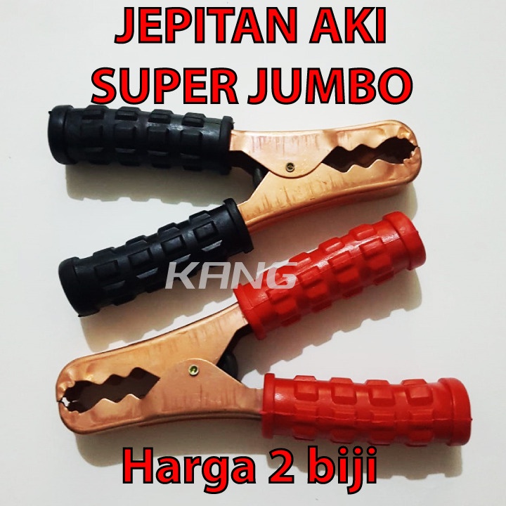Jepitan Aki / Penjepit Accu Buaya Tembaga Jumbo