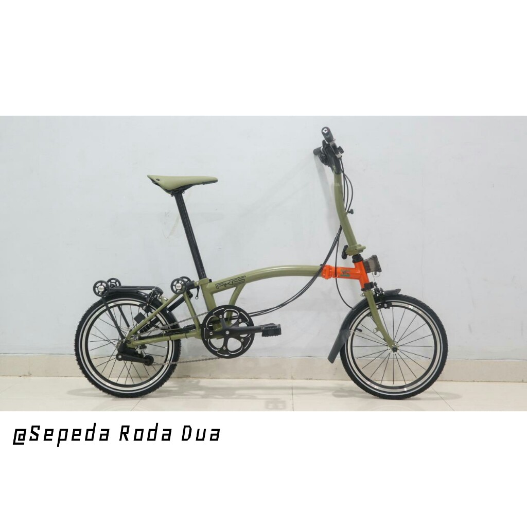 Sepeda Lipat Pikes 16" Nature