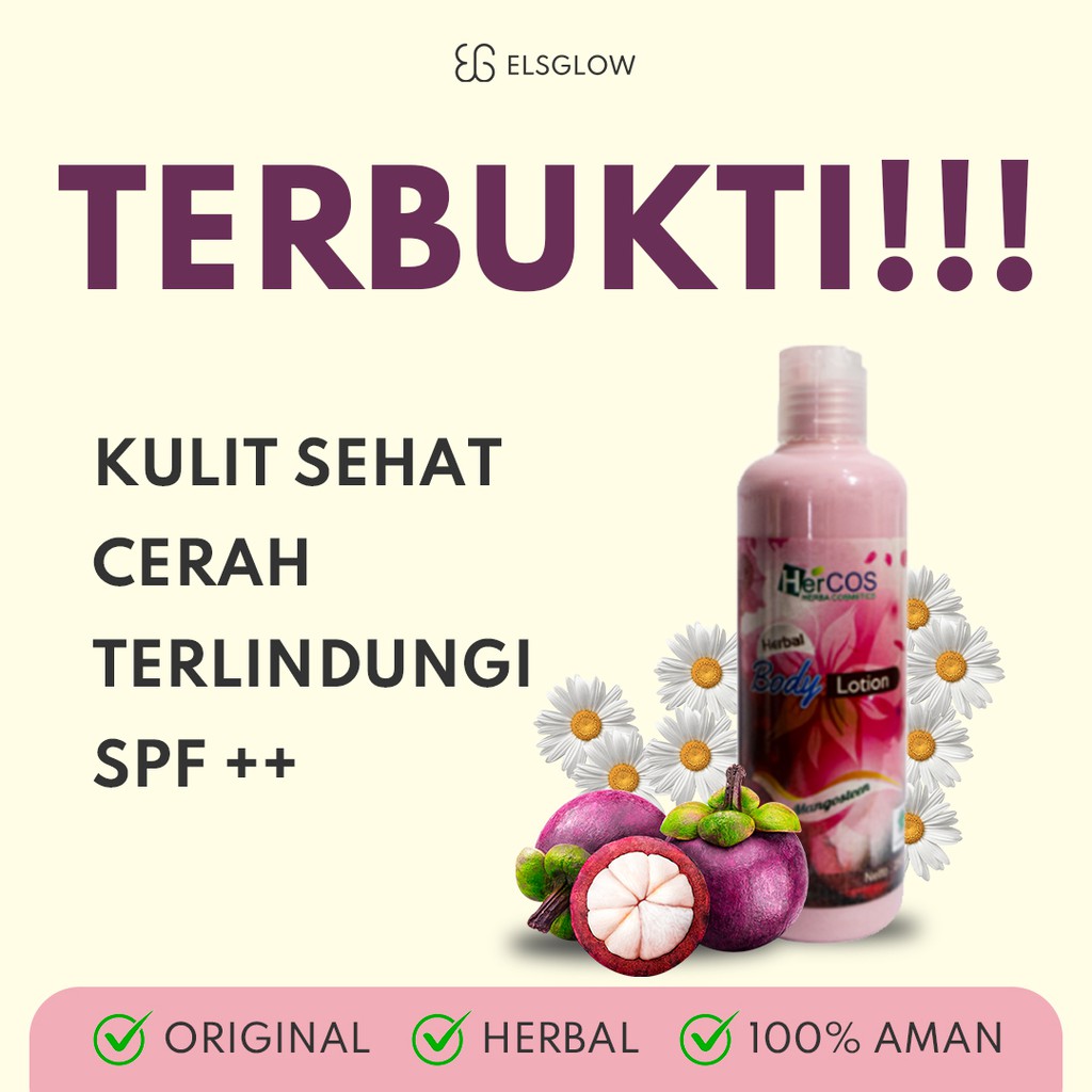 Body Lotion Pemutih HERCOS ORIGINAL | Handbody Pemutih Badan | Perawatan Tubuh | Perawatan Badan