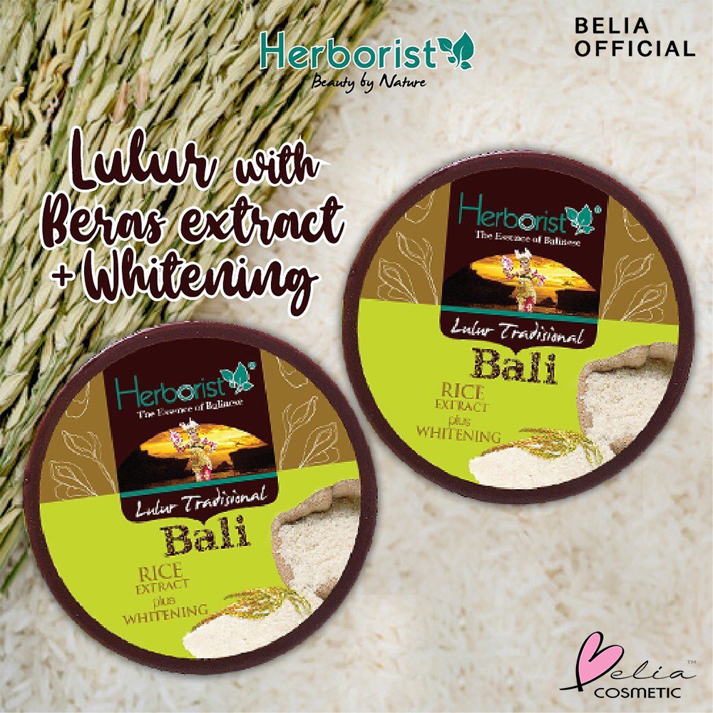 ❤ BELIA ❤ HERBORIST Lulur Traditional Bali | 100g | 200g | Scrub Tubuh | Herborist Lulur | BPOM