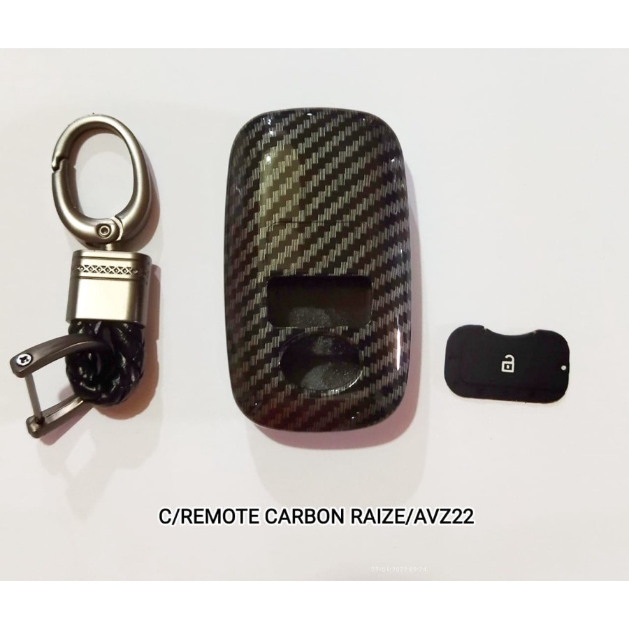 Casing Kunci Sarung Kunci TOYOTA RAIZE - CARBON