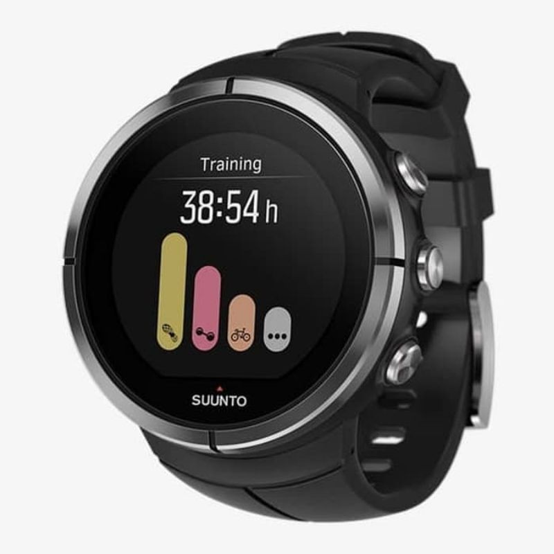 SUUNTO SPARTAN ULTRA BLACK HR ORIGINAL GARANSI 2 TAHUN(SMART WATCH)