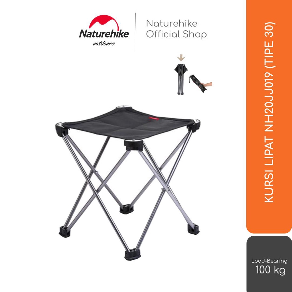 Naturehike Kursi Lipat Nh20Jj019 Tipe 30 Portable Camping Outdoor