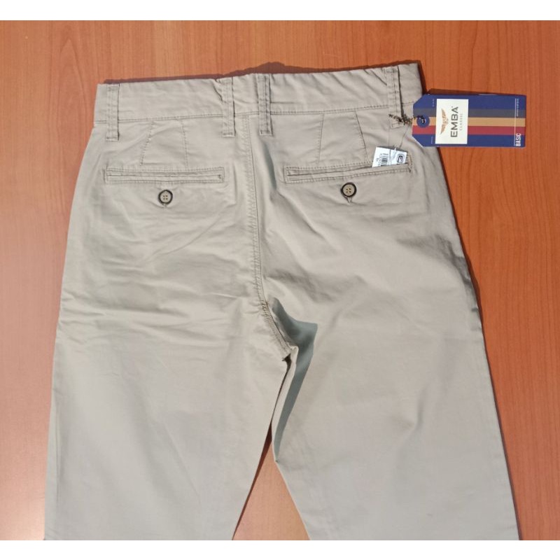 Emba Classic Celana Panjang Chinos Pria Officer Slim New / Ramayana Jatinegara