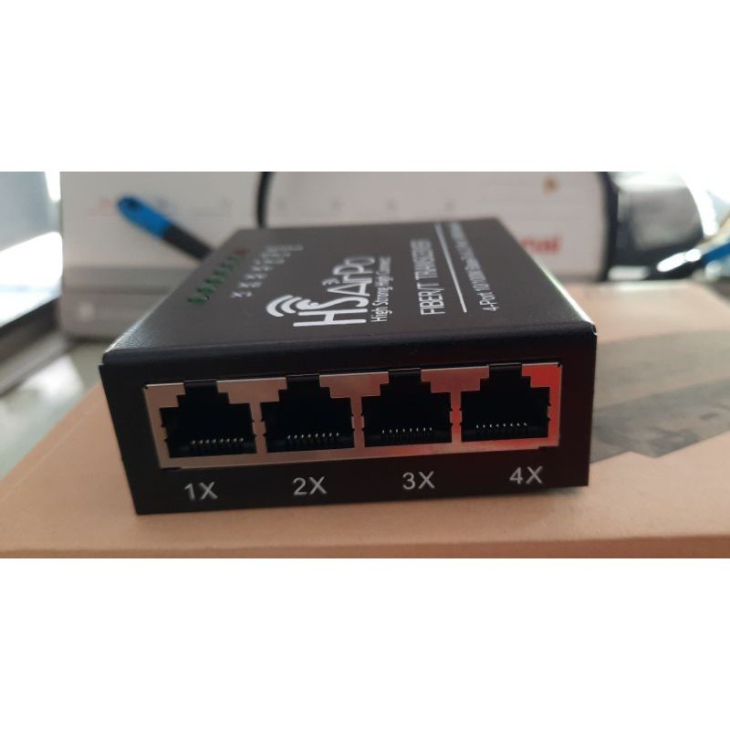 Sale 10 100Mbps 2 SC 4 RJ45 ETHERNET FIBER SWITCH HS AIRPO CM2F4E