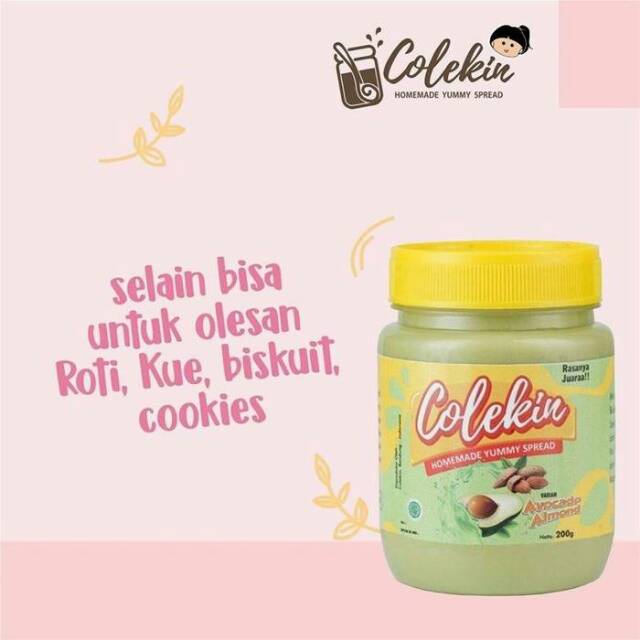 

Colekin - Selai rasa Avocado Almond