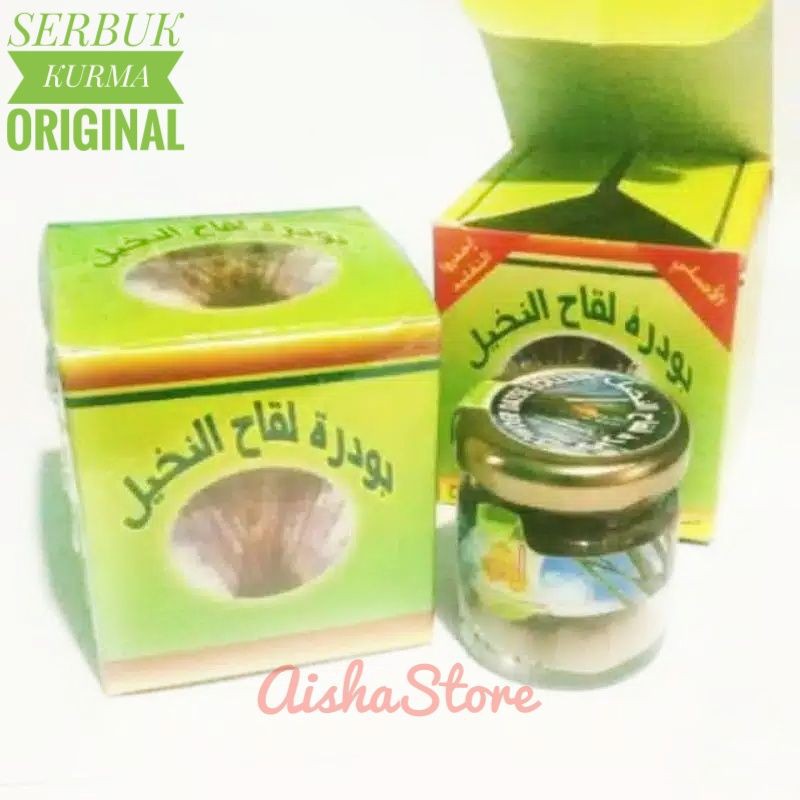 Serbuk Kurma Muda Dates Pollen Asli Original Arab / Promil Kurma Muda