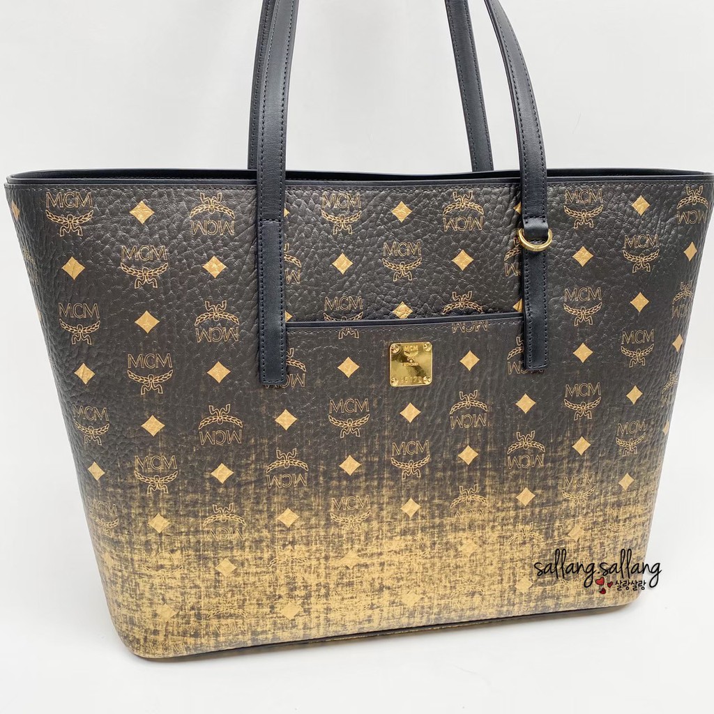 MCM Anya Shopper in Gradation Visetos